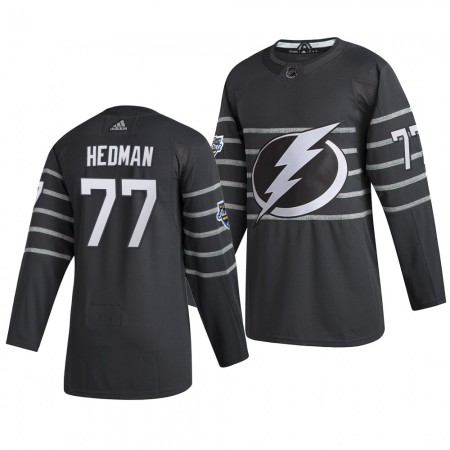 Tampa Bay Lightning Trikot Victor Hedman 77 Grau 2020 NHL All-Star Adidas Authentic - Herren